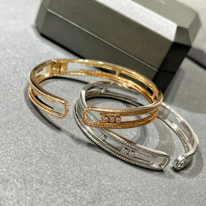 [LUXE] MOVE 10TH PAVED DIAMOND BRACELET