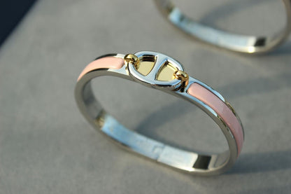 PULSERA DE PLATA CON CADENA CLIC [LUXE]