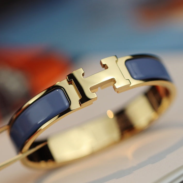 [LUXE]H PULSERA 12MM AZUL GRIS