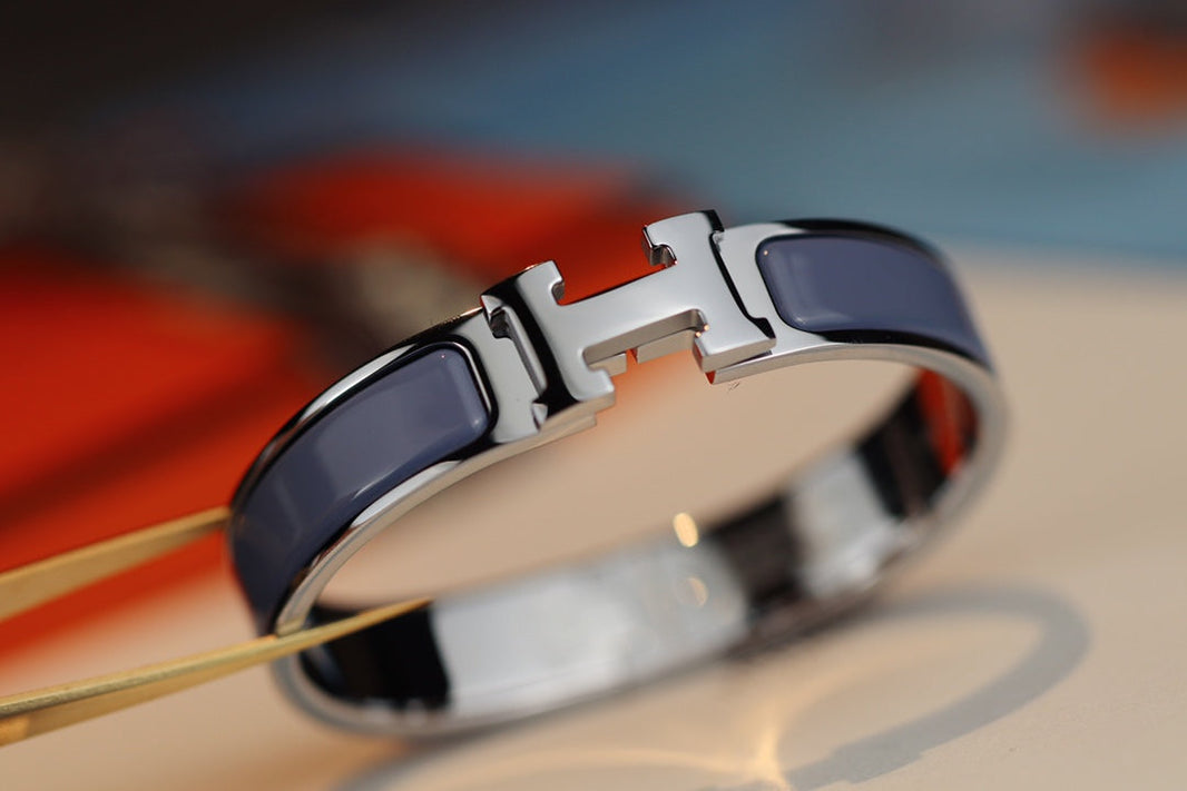 [LUXE]H PULSERA 12MM AZUL GRIS