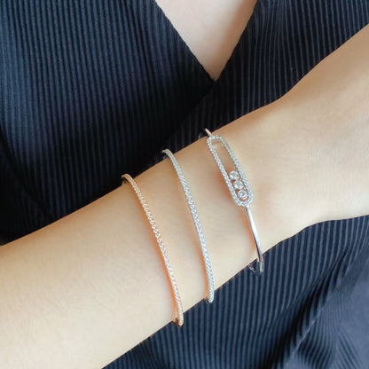 [LUXE] MINI DIAMOND TENNIS BRACELET