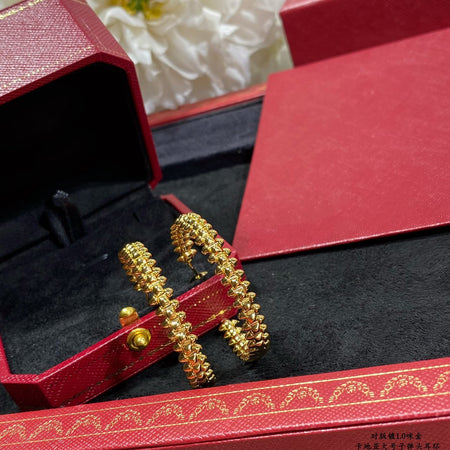 [LUXE]CLASH PENDIENTES DE ARO GRANDES