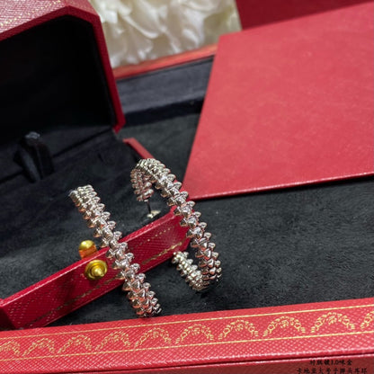 [LUXE]CLASH PENDIENTES DE ARO GRANDES