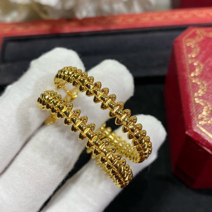 [LUXE]CLASH PENDIENTES DE ARO GRANDES