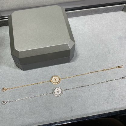 [LUXE] LUCKY MOVE DIAMOND PAVED BRACELET