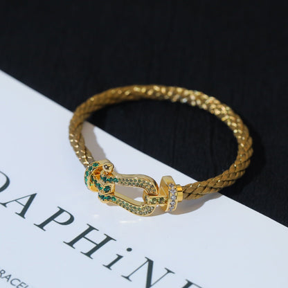 [LUXE]FORCE 10 ORO VERDE CON PAVE DE DIAMANTES