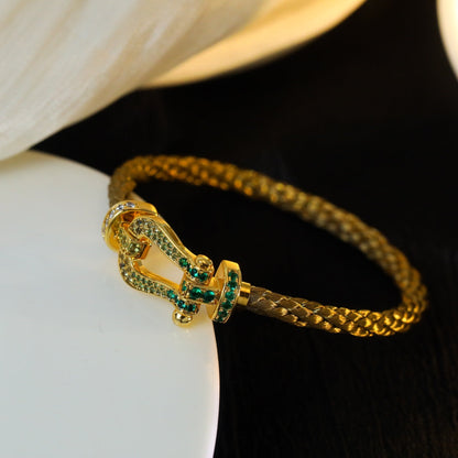 [LUXE]FORCE 10 ORO VERDE CON PAVE DE DIAMANTES