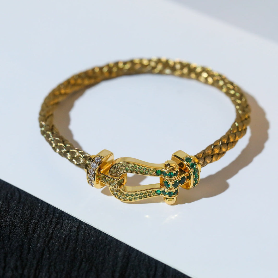 [LUXE]FORCE 10 ORO VERDE CON PAVE DE DIAMANTES