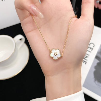 [LUXE]PULSERA DE ORO ROSA LUCKY SPRING