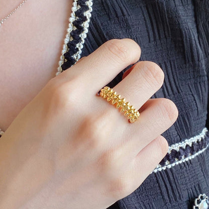 [LUXE] ANILLO CLASH DE 5,5 MM
