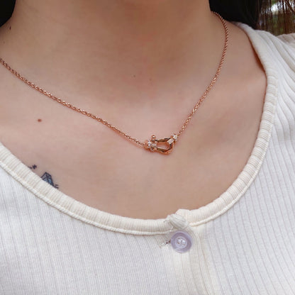[LUXE]FORCE 10 COLLAR DE ORO ROSA CON DIAMANTES