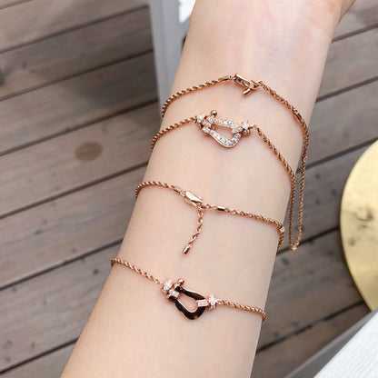 [LUXE]FORCE 10 COLLAR DE ORO ROSA CON DIAMANTES