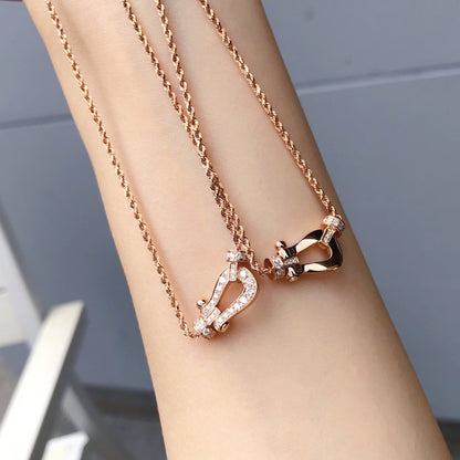[LUXE]FORCE 10 COLLAR DE ORO ROSA CON DIAMANTES