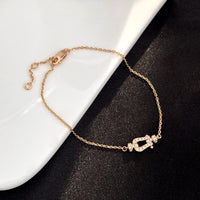 [LUXE]PULSERA DE CADENA PEQUEÑA FORCE 10