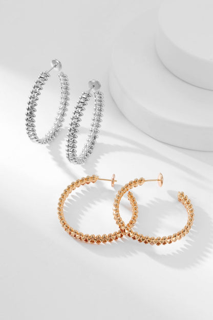[LUXE] PENDIENTES DE ARO CLASH 