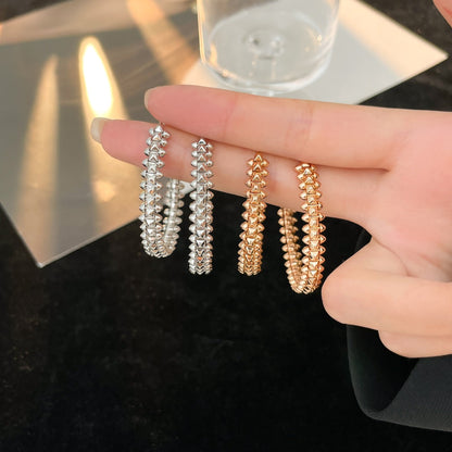[LUXE] PENDIENTES DE ARO CLASH 