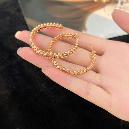 [LUXE] PENDIENTES DE ARO CLASH 