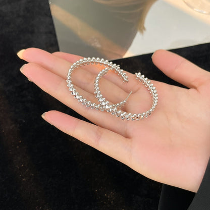 [LUXE] PENDIENTES DE ARO CLASH 
