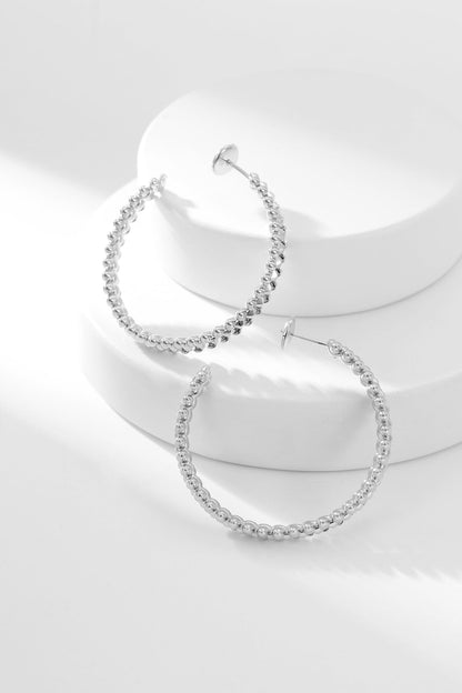 [LUXE] PENDIENTES DE ARO CLASH 
