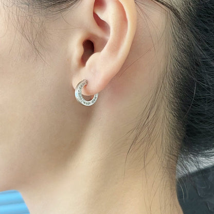 [LUXE]PENDIENTES DE DIAMANTES LOVE