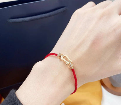 [LUXE]FORCE 10 MEDIO DIAMANTE ORO ROSA CORDERI ROJO MODELO GRANDE Y MEDIANO