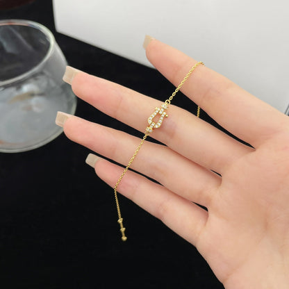 [LUXE]FORCE 10 - MINI MODELO DE ESLABONES DE CADENA CON HEBILLA DE DIAMANTE COMPLETO