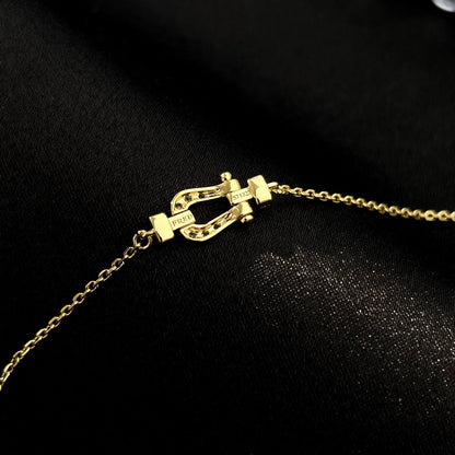[LUXE]FORCE 10 - MINI MODELO DE ESLABONES DE CADENA CON HEBILLA DE DIAMANTE COMPLETO