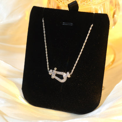 [LUXE]FORCE 10 COLLAR DE PLATA CON DIAMANTES MODELO MINI