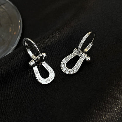 [LUXE] PENDIENTES GOTA FORCE 10 CON DIAMANTES, MODELO MEDIANO