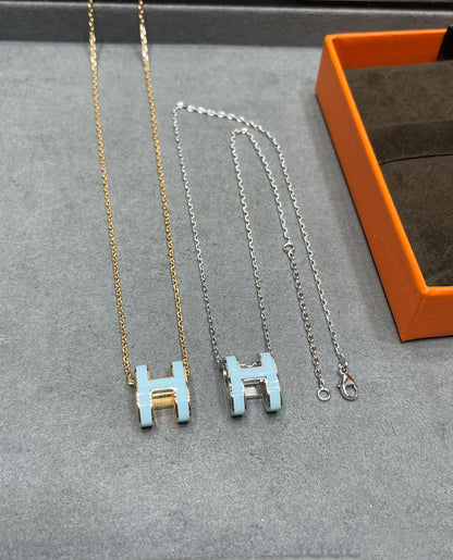 [LUXE] COLLAR POP H AZUL CIELO