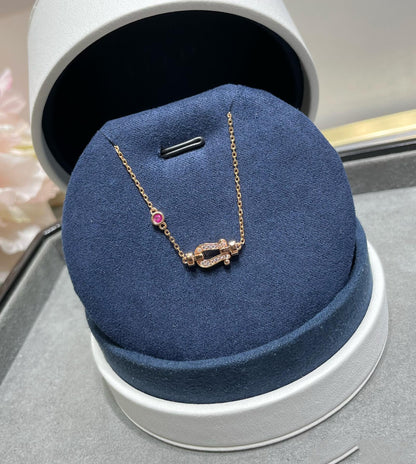 [LUXE]Pulsera de eslabones de cadena de diamantes Force 10 en oro rosa