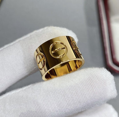 [LUXE]LOVE ANILLO GRANDE DE 11 MM