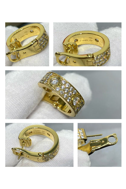 [LUXE] PENDIENTES DE AMOR CON DIAMANTES DE 5,5 MM