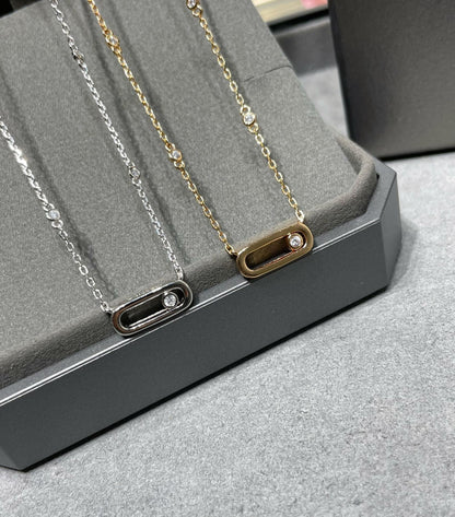 [LUXE] MOVE UNO DIAMOND NECKLACE