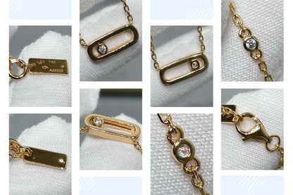 [LUXE] MOVE UNO DIAMOND NECKLACE