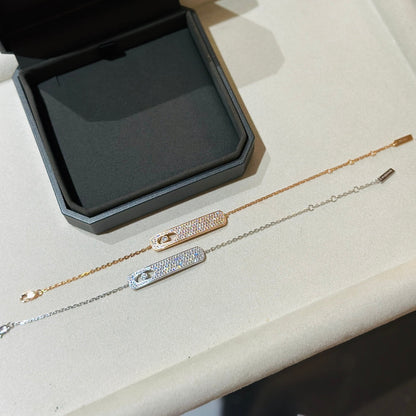 [LUXE] MOVE CLASSIQUE DIAMOND PAVED BRACELET