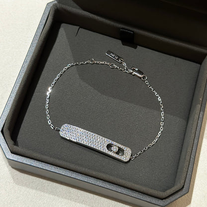 [LUXE] MOVE CLASSIQUE DIAMOND PAVED BRACELET