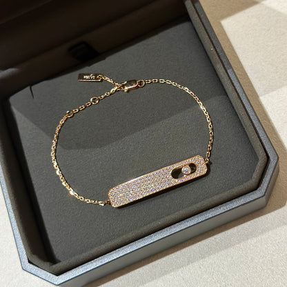 [LUXE] MOVE CLASSIQUE DIAMOND PAVED BRACELET