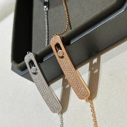 [LUXE] MOVE CLASSIQUE DIAMOND PAVED BRACELET