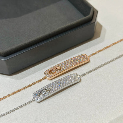 [LUXE] MOVE CLASSIQUE DIAMOND PAVED BRACELET