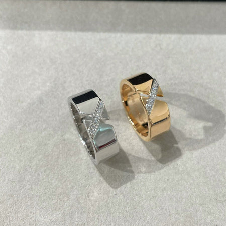[LUXE] ANILLO DE DIAMANTE CON PRUEBA DE GRAVAMEN
