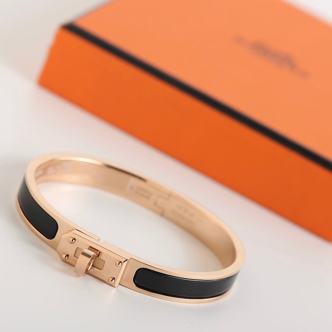 [LUXE]PULSERA NEGRA HM KELLY