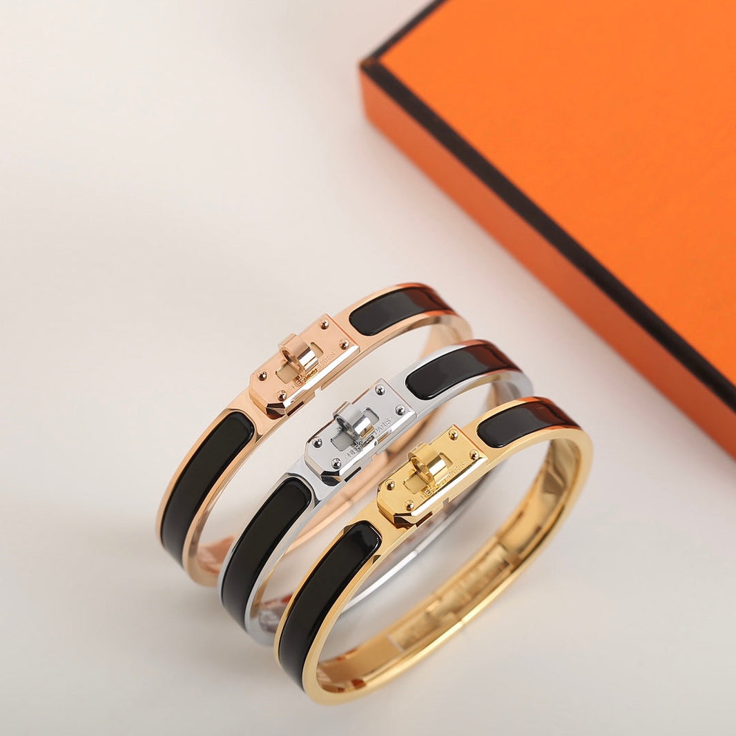 [LUXE]PULSERA NEGRA HM KELLY