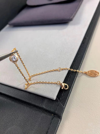 [LUXE]PULSERA DE ESLABONES DE DIAMANTES DAMOUR