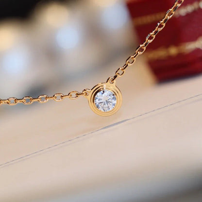 [LUXE] DAMOUR DIAMOND NECKLACE