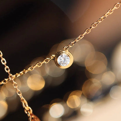 [LUXE] DAMOUR DIAMOND NECKLACE