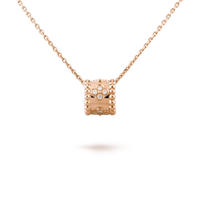 [LUXE] COLLAR CON PEDANTE DE PERLEE ORO / ORO ROSA