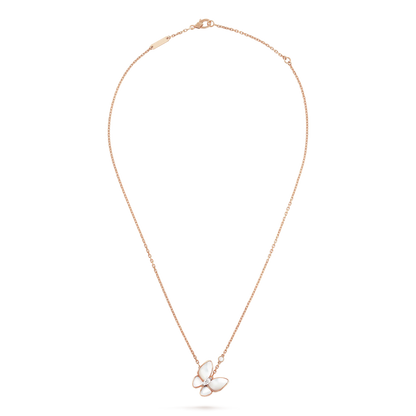 [LUJO] COLLAR DE MARIPOSA CON DIAMANTES