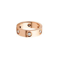 [LUXE] LOVE 5.5MM 6 DIAMOND RING