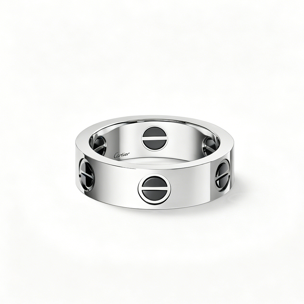 [LUXE] LOVE RING 5.5MM NO DIAMONDS  CERAMIC